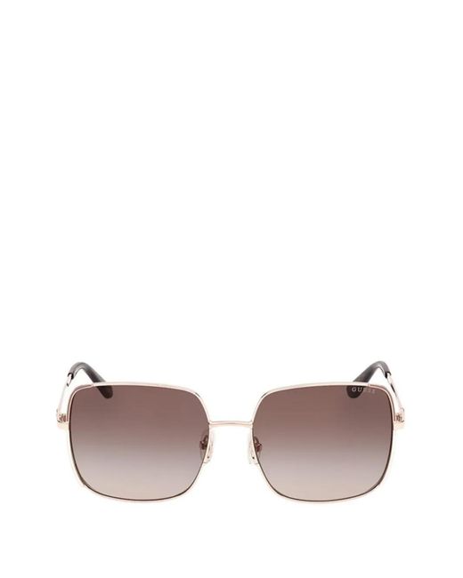 GUESS EYEWEAR Pink Square-Frame Sunglasses