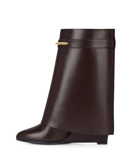 Bottes Compensées Shark Lock Givenchy en coloris Brown
