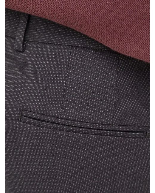 Sisley Blue Polka-Dot Tailored Trousers for men