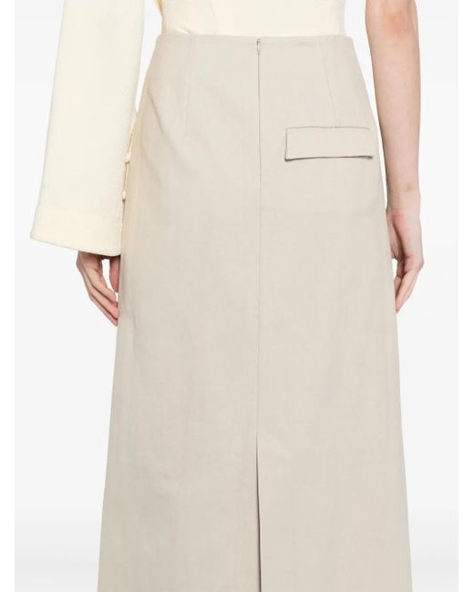 Ruohan Natural Cargo Pocket Skirt