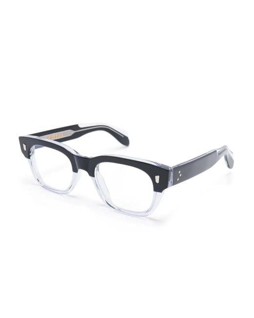 Cutler & Gross Black 1421 Square-Frame Glasses