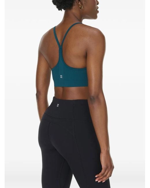 Sweaty Betty Blue Spirit Restored Yoga Bra