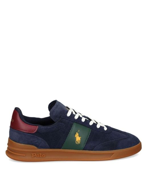 Polo Ralph Lauren Blue Heritage Aera Sneakers for men