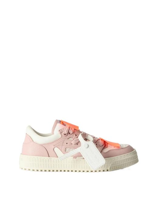 Off-White c/o Virgil Abloh Pink Off-Court 3.0 Low-Top Sneakers