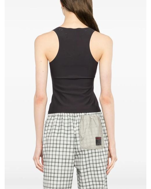Roa Black Spine Compression Tank Top