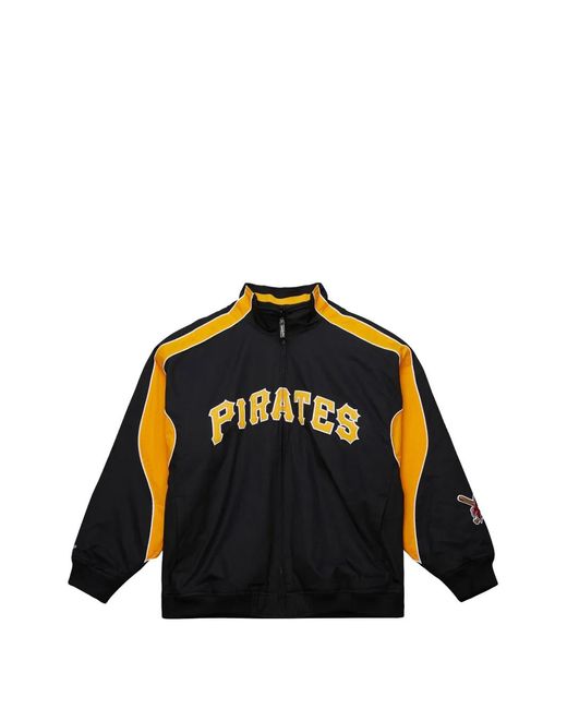 Mitchell & Ness Black Mlb Pirates 2005 Cooperstown Baseball Jacket for men