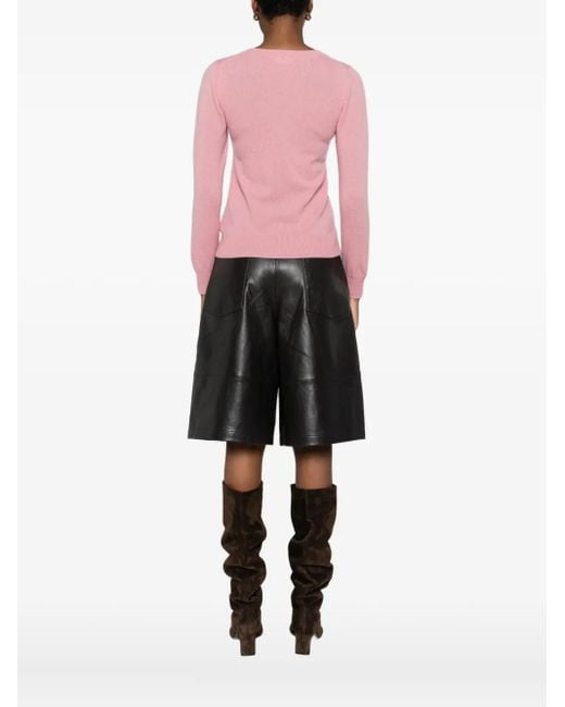 ABSOLUT CASHMERE Pink Catelina Crew-Neck Sweater