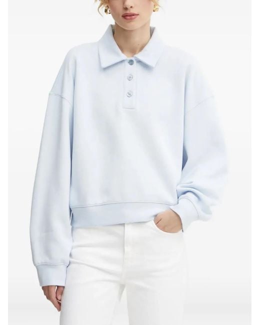 Filippa K ロングスリーブ ポロシャツ White