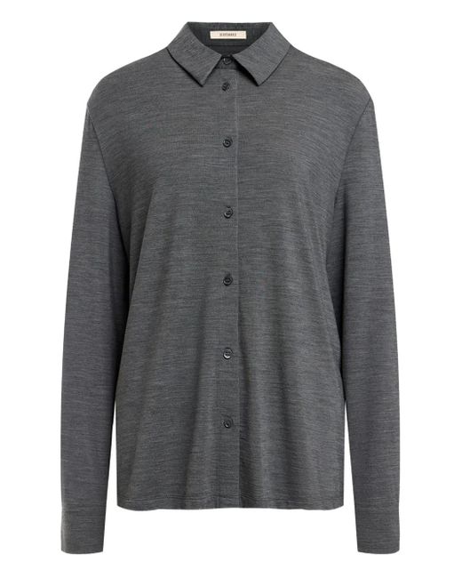 Camisa con botones 12 STOREEZ de color Gray