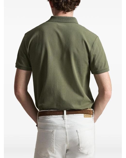 Polo Ralph Lauren Green Slim-Fit Polo Shirt for men