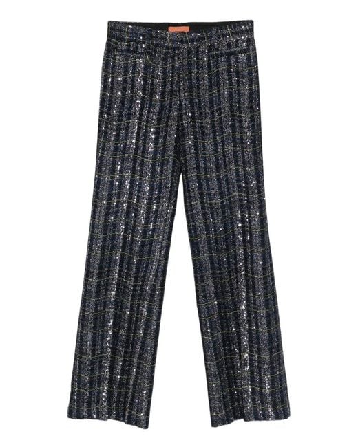 Missoni Gray Sequin Trousers