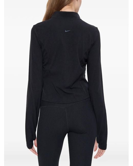 Nike Blue Zip-Up Long-Sleeved Sweatshirt