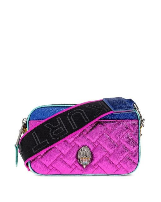 Kurt Geiger Kensington Drench キルティング カメラバッグ Purple
