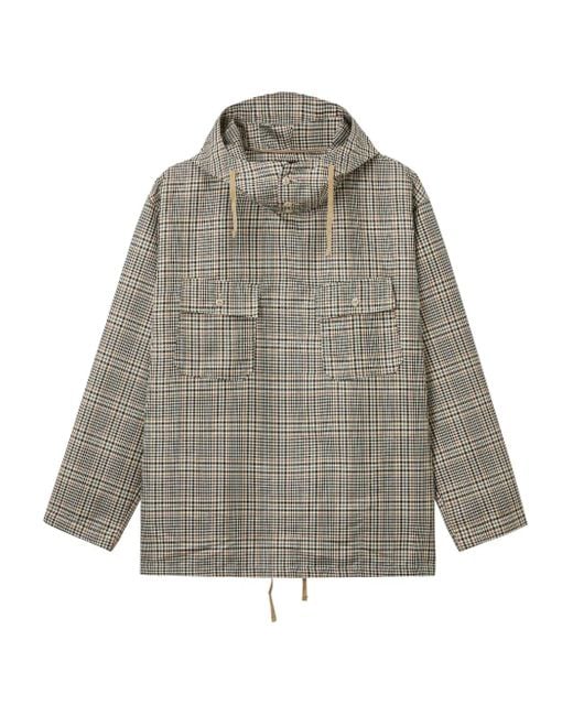 Felpa Con Cappuccio di Engineered Garments in Gray da Uomo