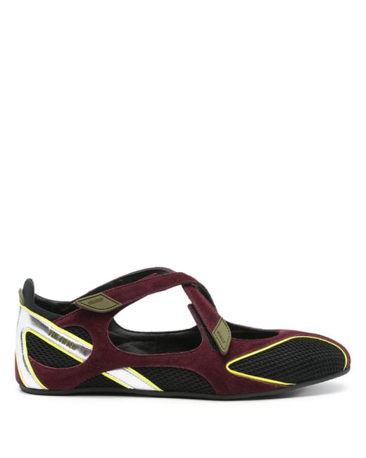 The Attico Black Sports Shoes 'Nomad'