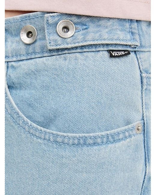 Vans Blue Baggy Jeans Check-5