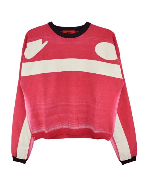 Sudadera con estampado gráfico 424 de hombre de color Red