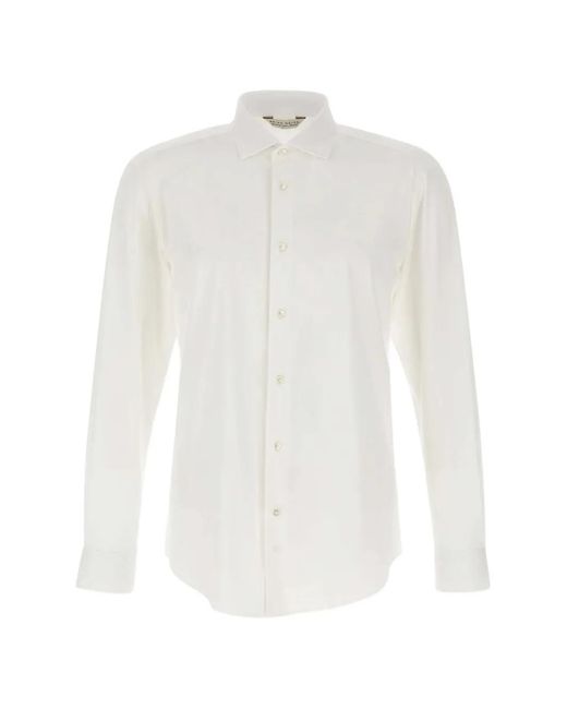 Brian Dales Overhemd Met Knopen in het White voor heren
