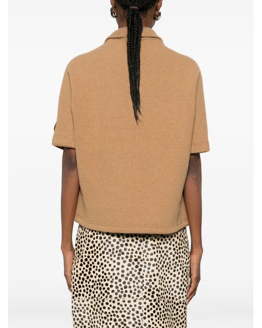 N°21 Natural Button Polo Knitwear