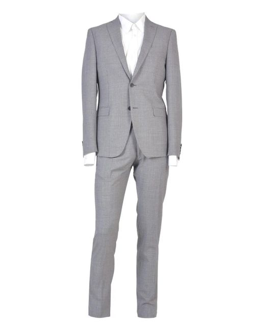 Tonello Gray Virgin Wool Suit for men
