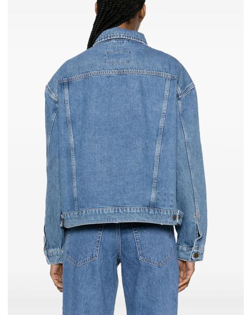 Ksubi Blue Heritage Denim Trucker Jacket