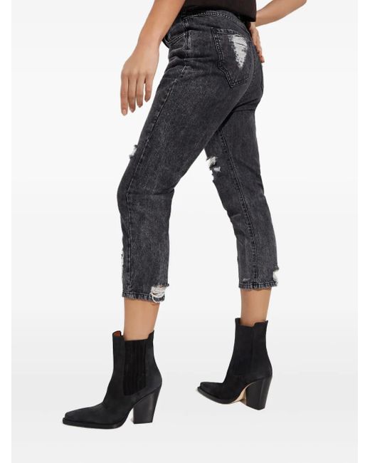 Vaqueros omar con detalles rasgados SER.O.YA de color Blue