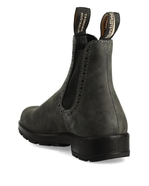 Blundstone Black Perforated Chelsea Boots