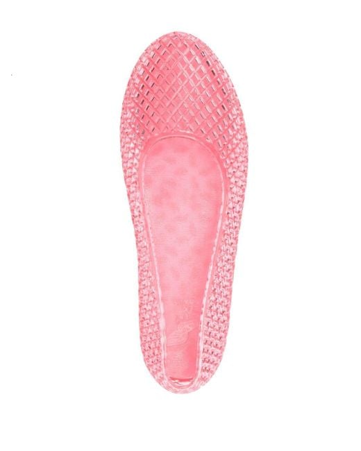 Ancient Greek Sandals Pink Iro Jelly Ballerina Shoes