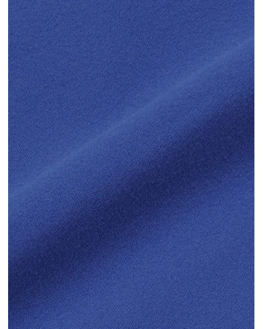 Sporty & Rich Blue Logo-Print High-Waisted Leggings