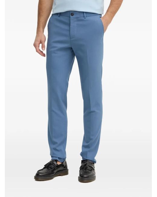 Lindbergh Blue Flap-Pocket Suit for men