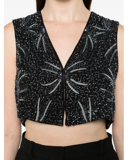 Antik Batik Black Embellished Top