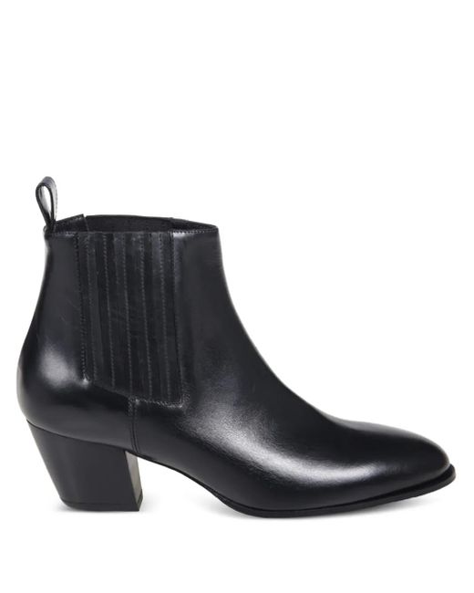 Botas con tacón grueso Sergio Levantesi de color Black