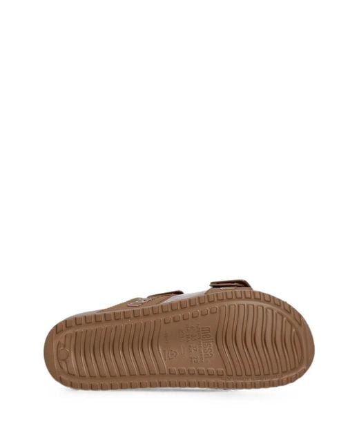 Melissa Brown Cozy Slide M-Lover Logo-Print Slides