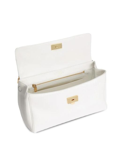 Dolce & Gabbana White Medium My Sicily Handbag
