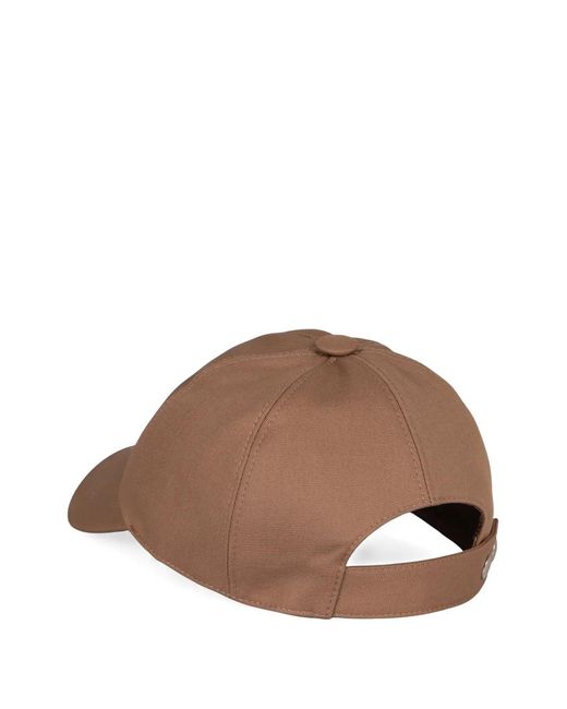 Max Mara Brown Monogram Baseball Cap