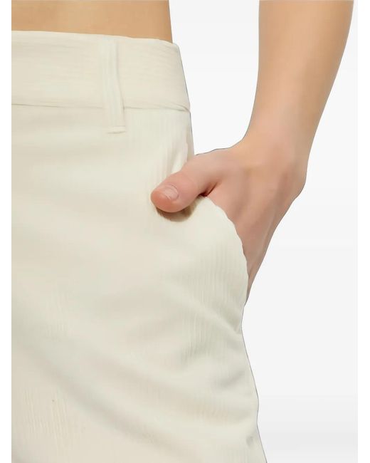 Paul & Shark Natural Corduroy Wide-Leg Trousers