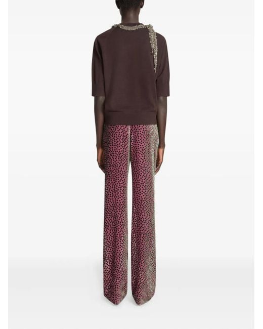 Dries Van Noten Purple 02200 Pachas 2039 W.W.Pants