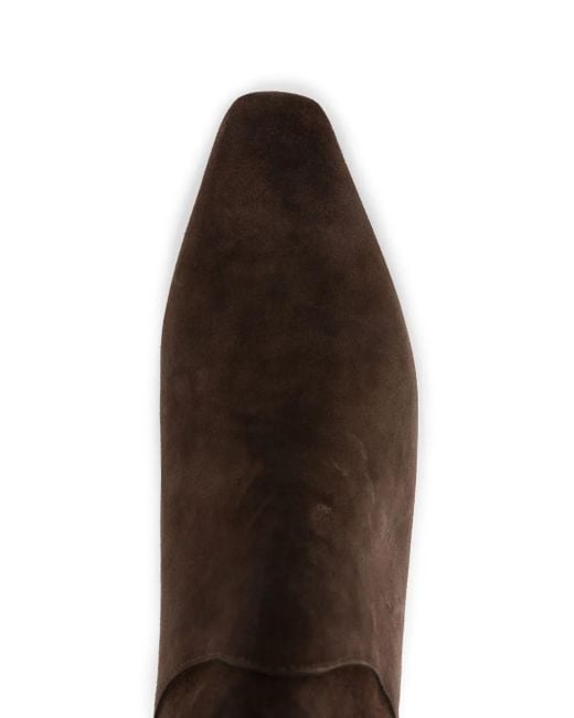 Bibi Lou Brown Wildlederstiefel mit spitzer Kappe