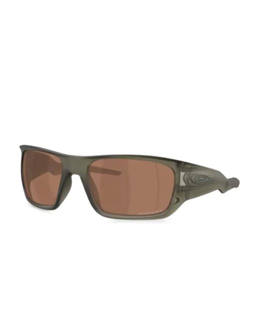 Oakley Brown Logo-Print Sunglasses for men