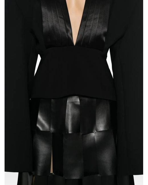 A.W.A.K.E. MODE Cummerbund Top in het Black