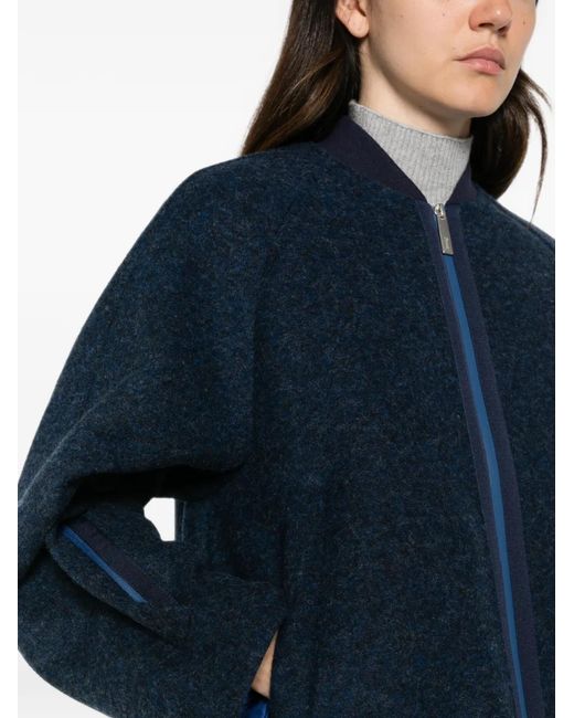 Laminar Blue Zip-Up Jacket