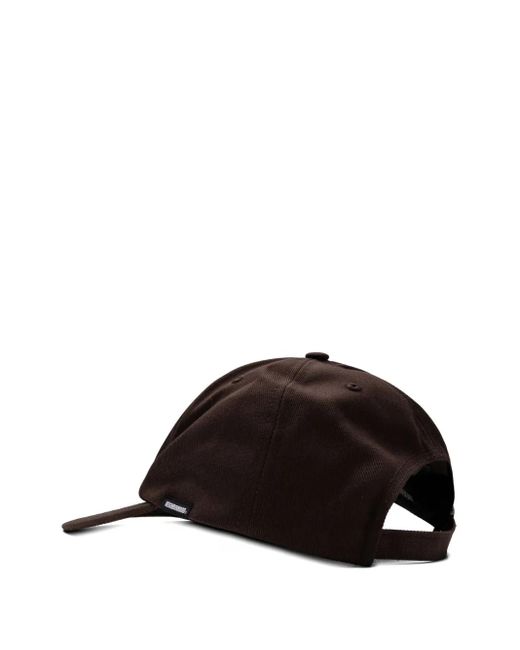 Neighborhood Black Monogram-Embroidered Baseball Cap for men