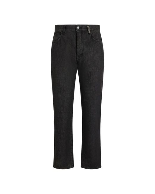 Moschino Black Five-Pocket Slim-Fit Jeans for men