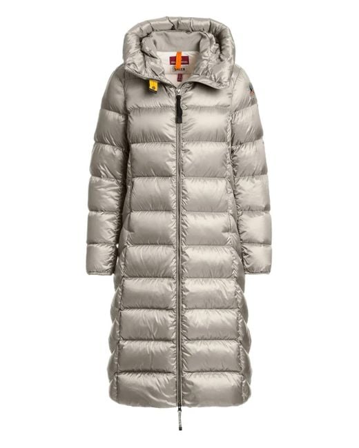 Parajumpers Leah フーデッド パデッドコート Gray