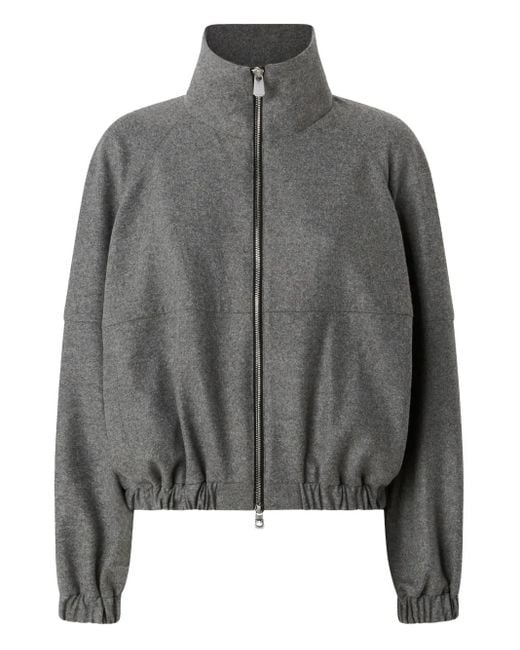 Pinko クロップド ジャケット Gray