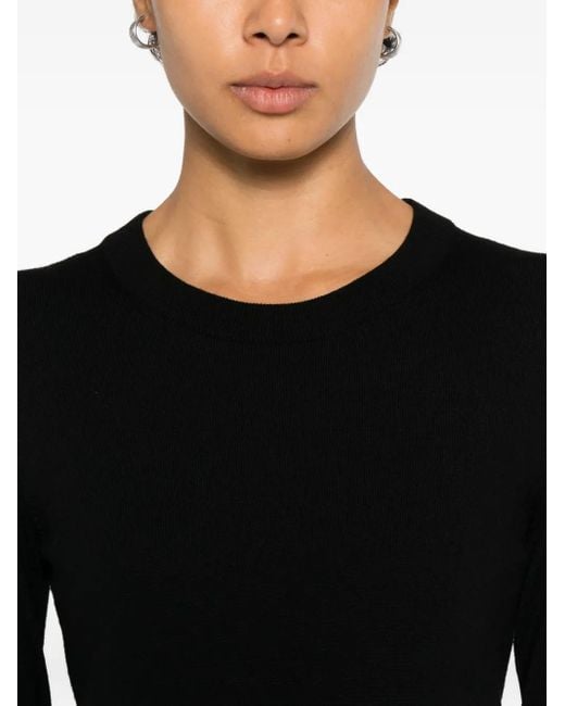 Paul Smith Black Striped Cuff Sweater