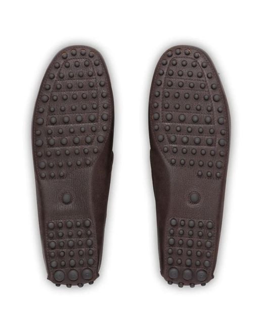 Car Shoe Brown Tassel Leather Driving Shoes for men