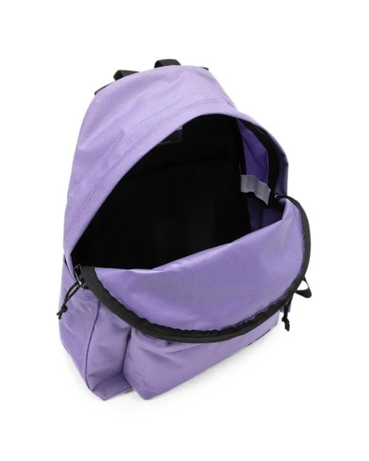 Eastpak Purple Logo-Patch Zip-Fastening Backpack