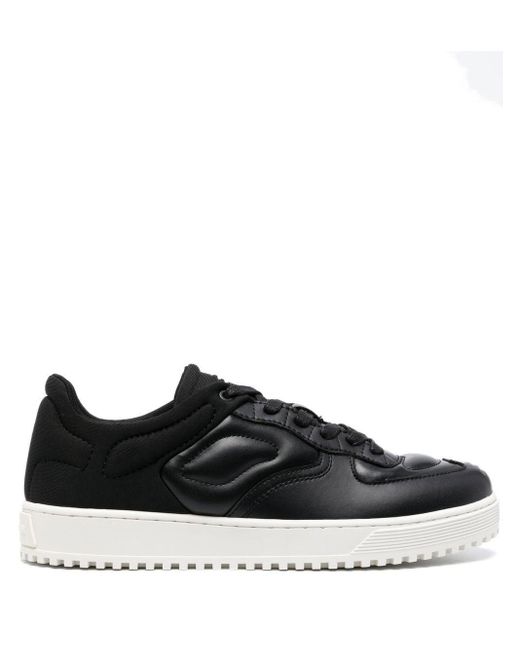 emporio armani sneakers black gold