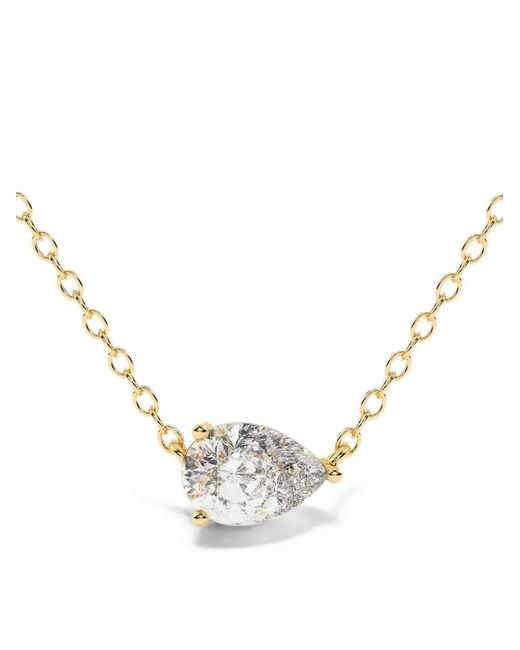 Diamond Essentials Metallic Synthetische Diamanthalskette